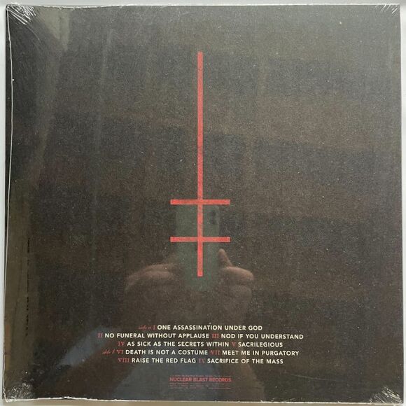 Marilyn Manson One Assassination Under God Pink & Blue Splatter Vinyl Record NEW - Picture 3 of 3